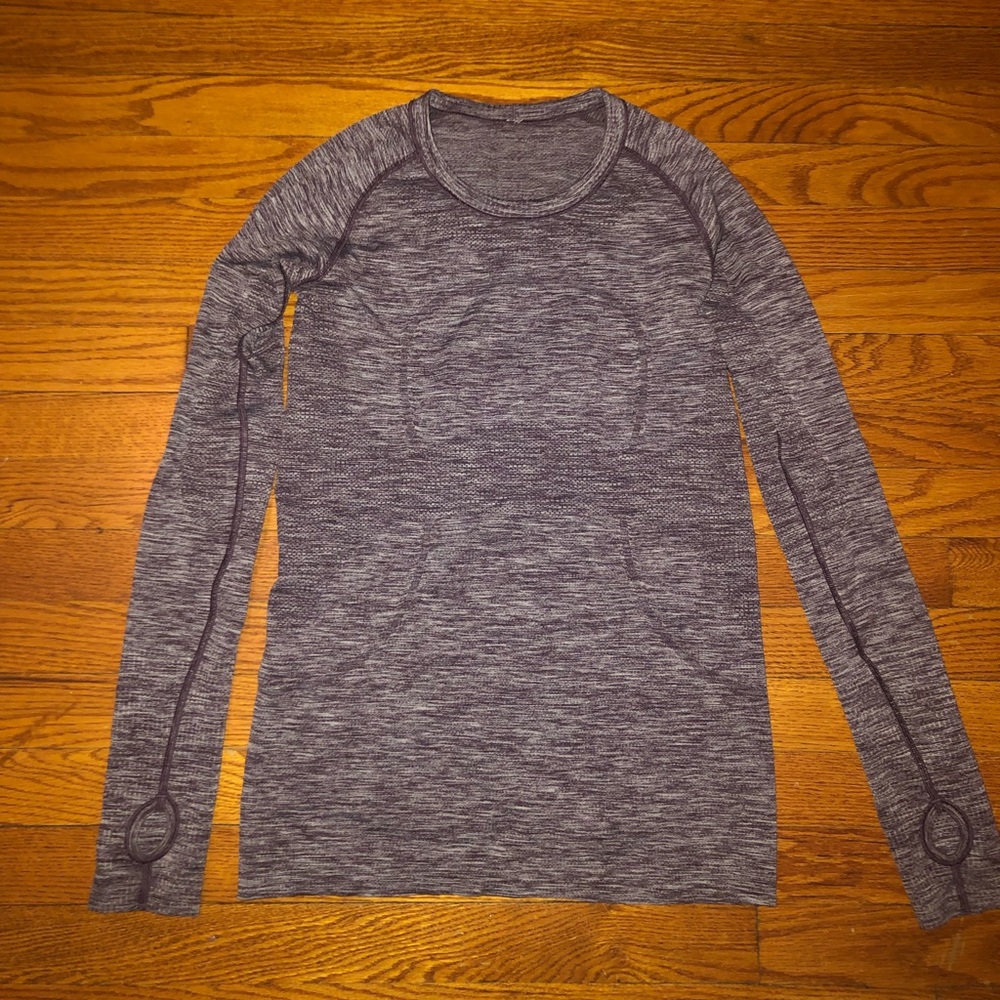 Lululemon size 8 purple long sleeve